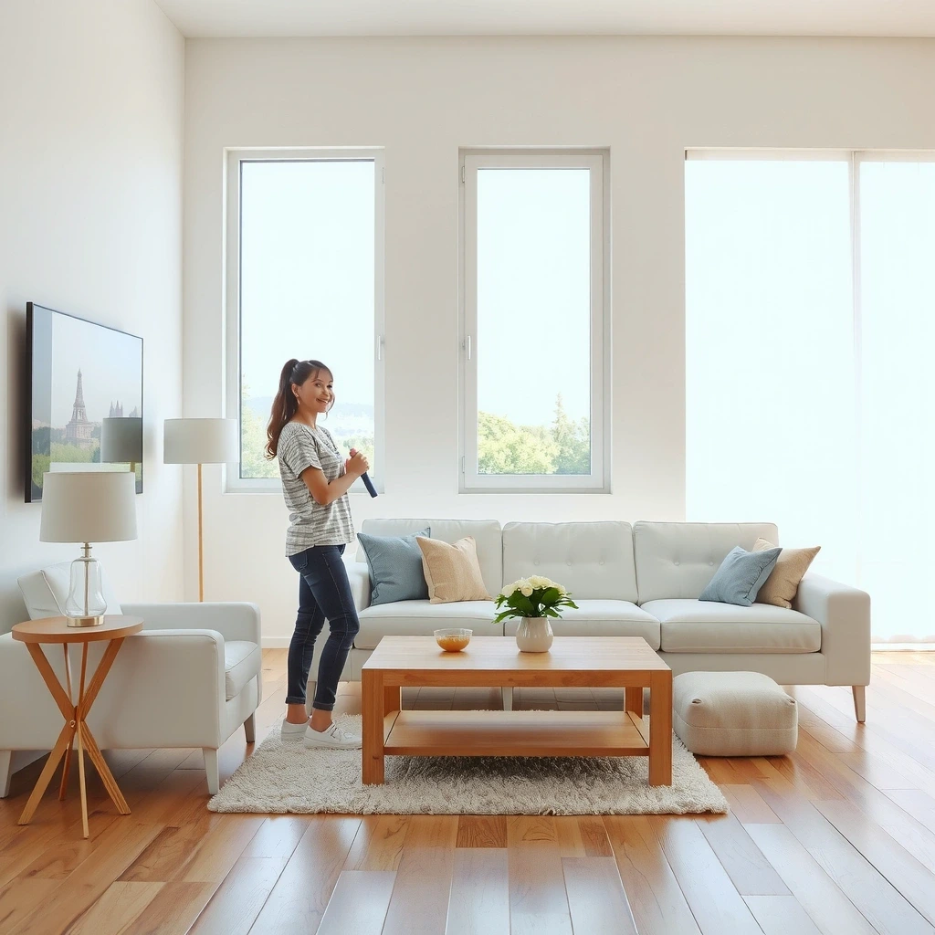 Spotless living room interior